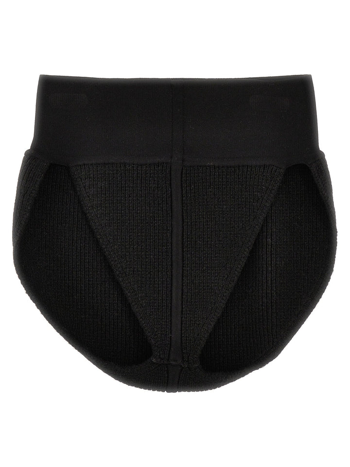 Women’s Rick Owens Black Cashmere Briefs