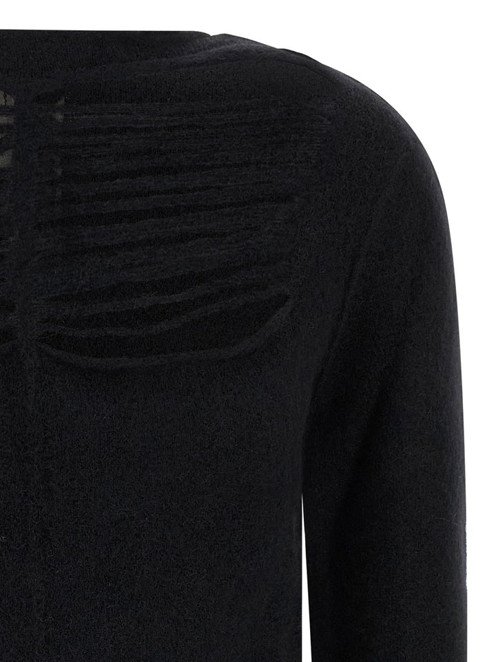 Women’s Rick Owens Black Wool Cardigan