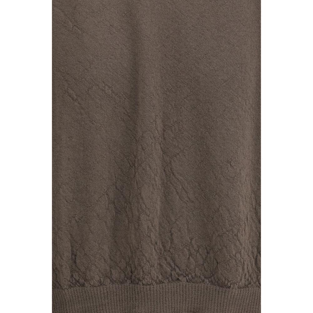Women’s Rick Owens Gray Wool Oves Aries Sweatshirt