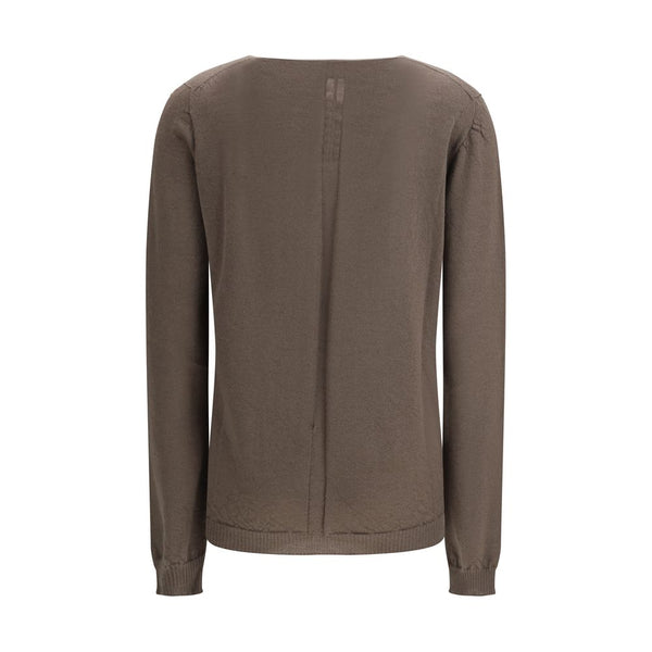 Women’s Rick Owens Gray Wool Oves Aries Sweatshirt