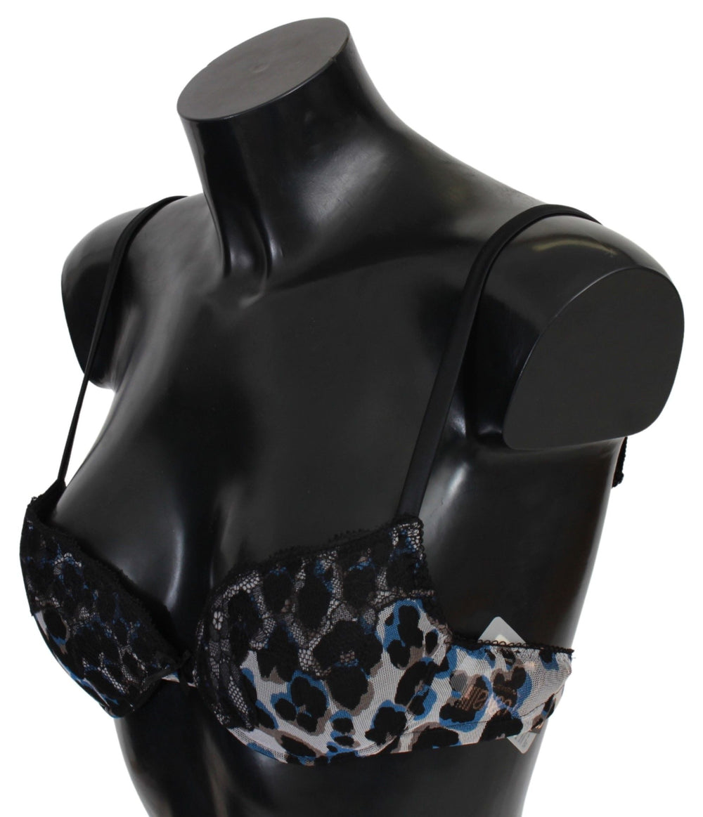 Women’s Roberto Cavalli Black Lace Reggiseno Nylon Bra Underwear