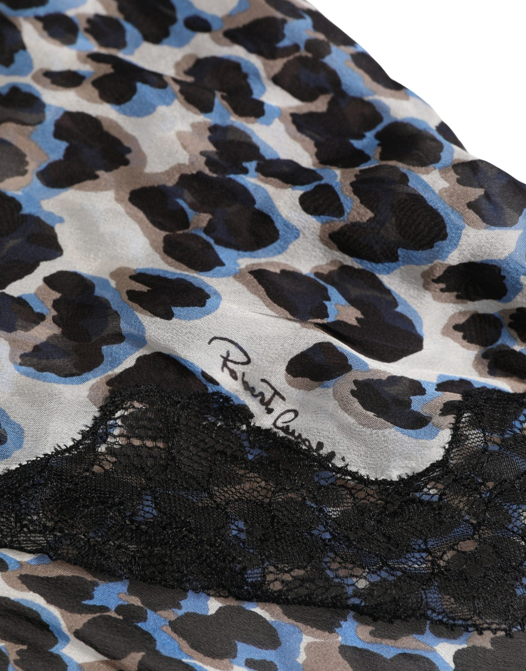 Women’s Roberto Cavalli Multicolor Leopard Babydoll Chemise Underwear