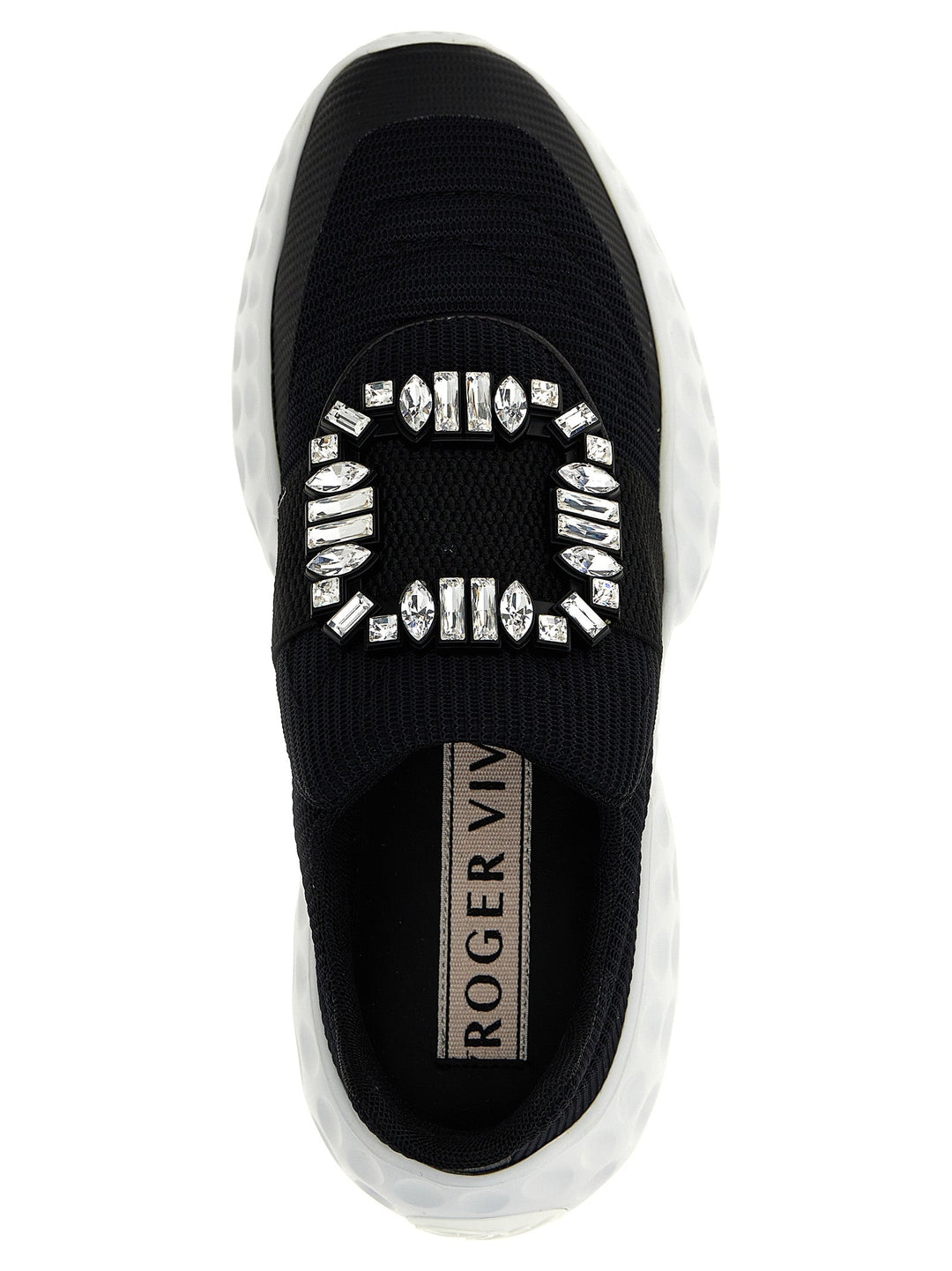 Roger Vivier Bicolor Polyethylene Athletic Sneakers
