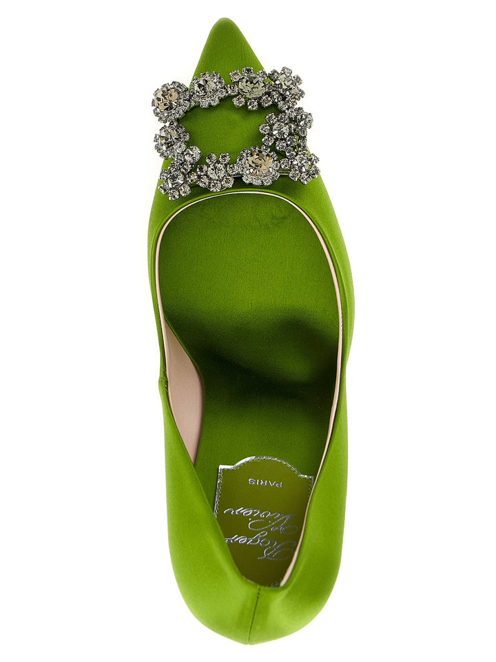 Women’s Roger Vivier Bicolor Viscose High Heel Pumps