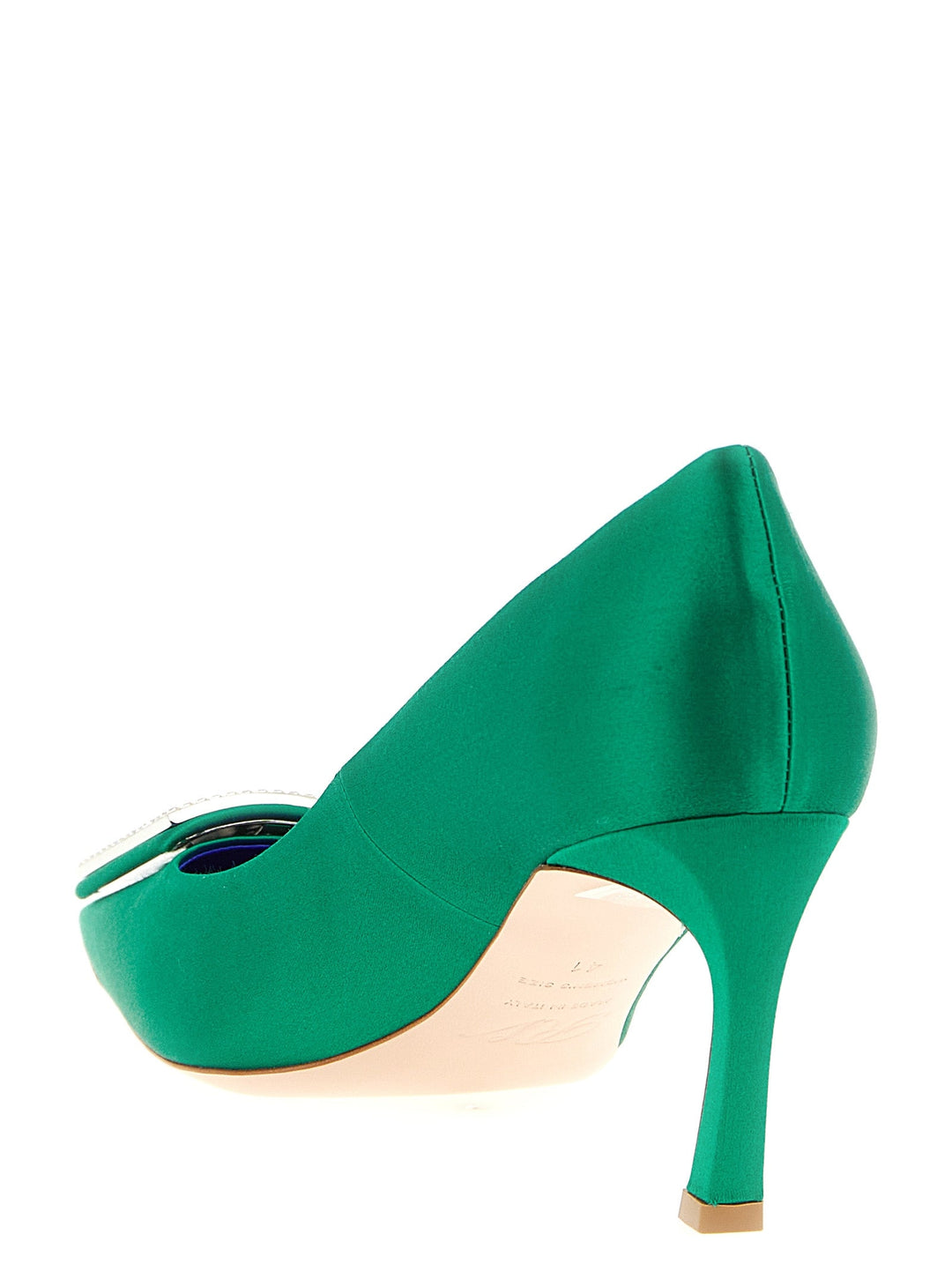 Women’s Roger Vivier Bicolor Viscose Mid Heel Pumps
