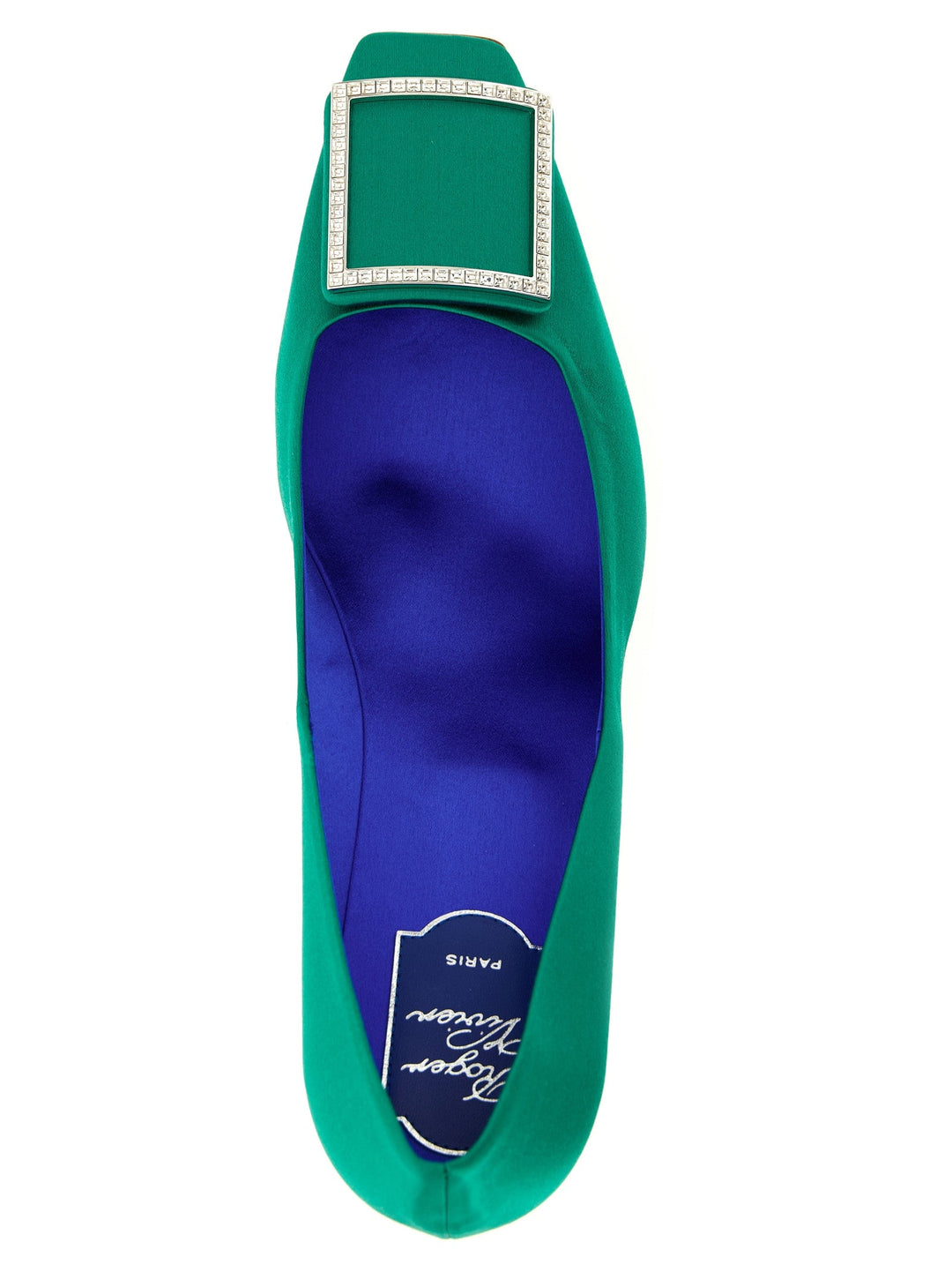 Women’s Roger Vivier Bicolor Viscose Mid Heel Pumps