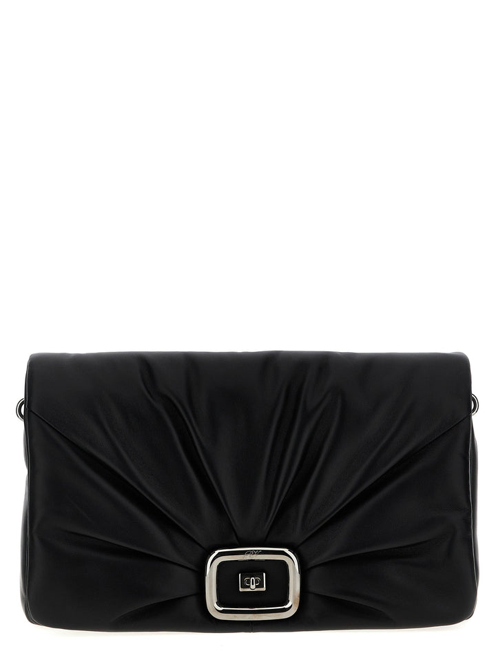 Women’s Roger Vivier Black Leather Shoulder Bag