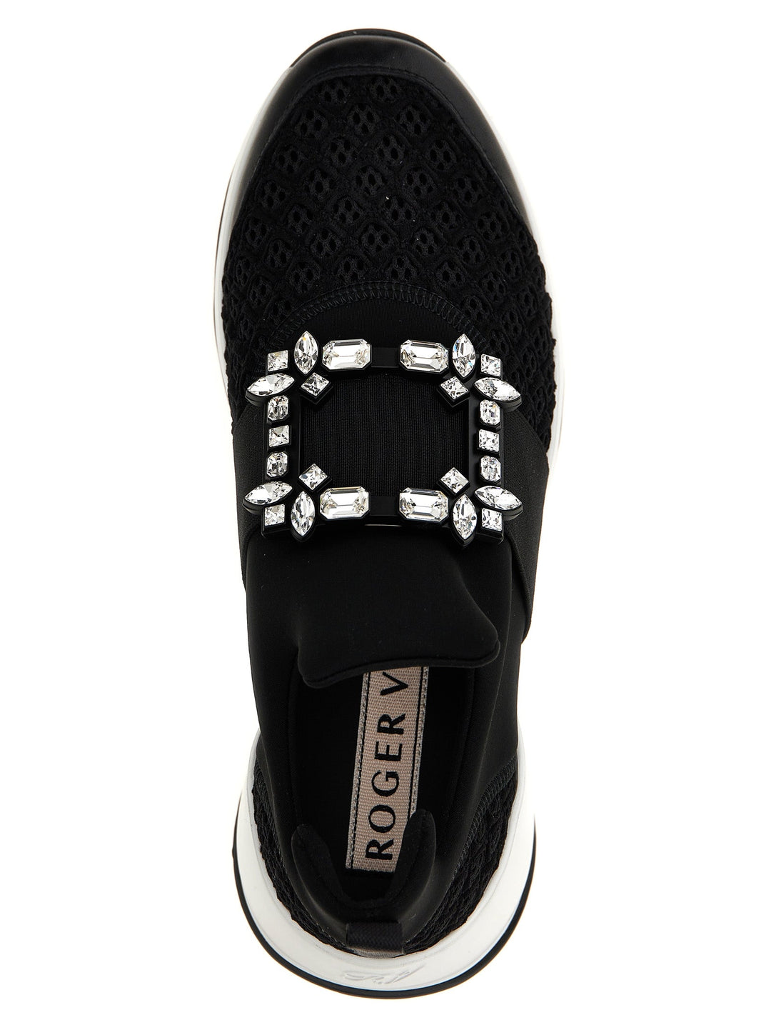 Women’s Roger Vivier Black Polyester Athletic Sneakers