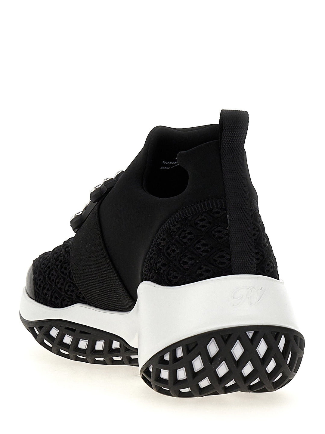 Women’s Roger Vivier Black Polyester Athletic Sneakers