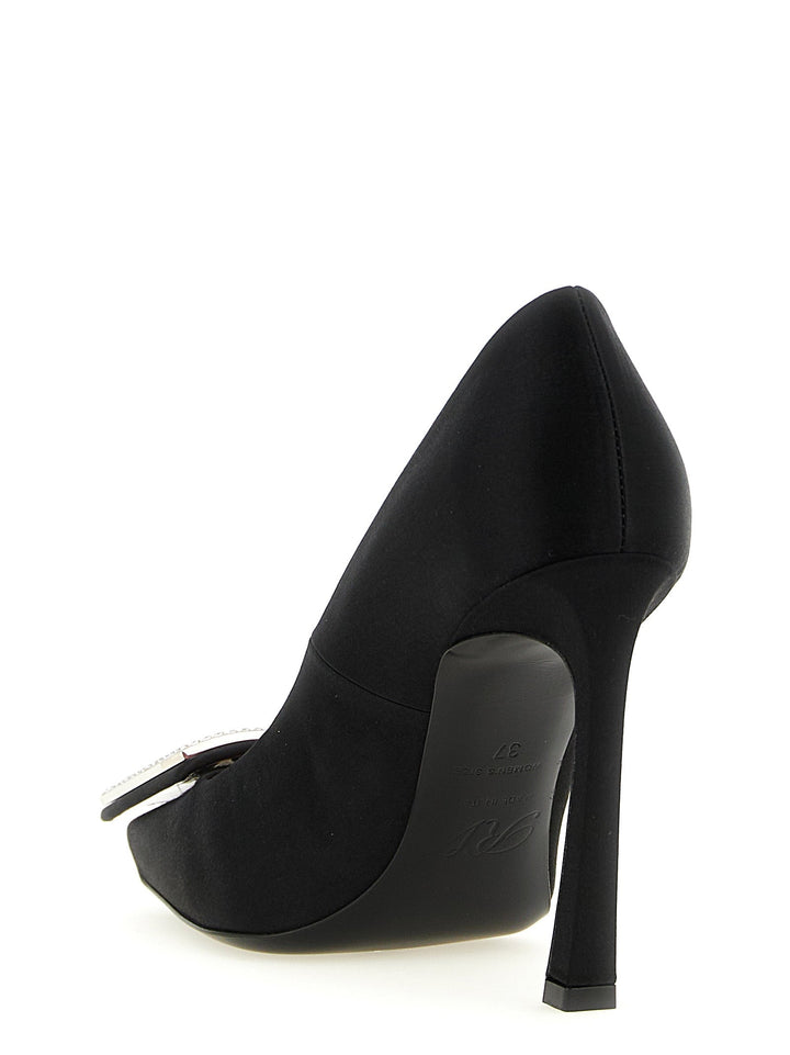Women’s Roger Vivier Black Viscose High Heel Pumps