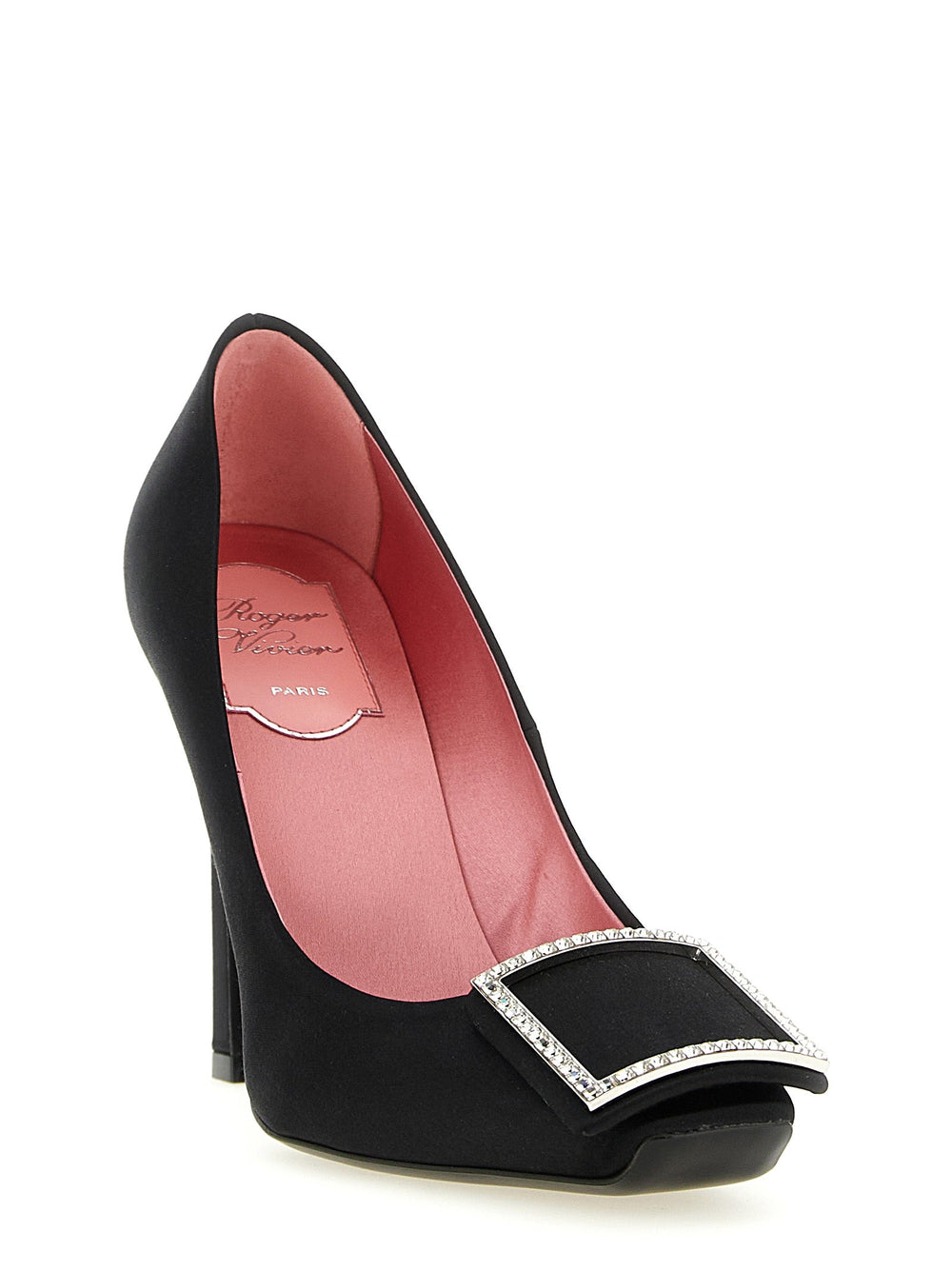Women’s Roger Vivier Black Viscose High Heel Pumps