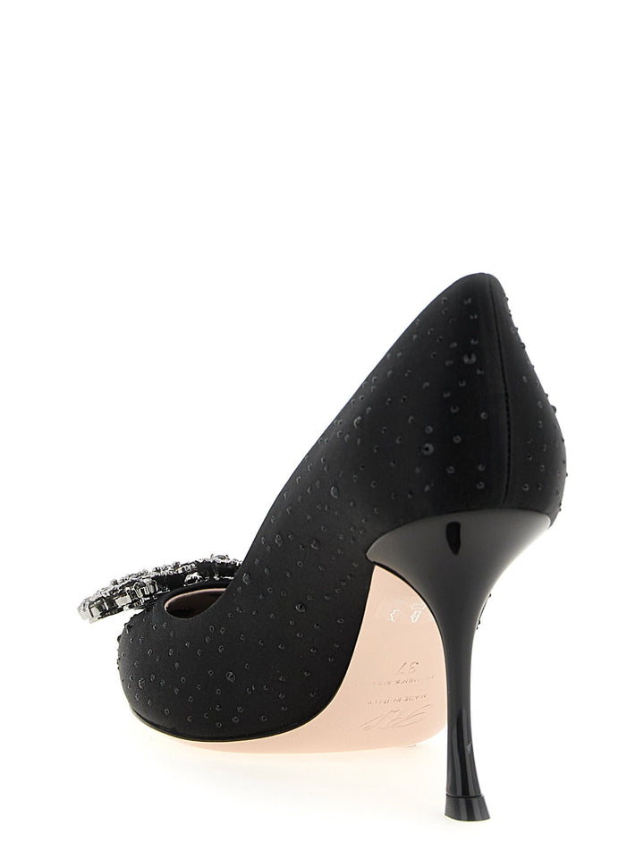 Women’s Roger Vivier Black Viscose High Heel Pumps