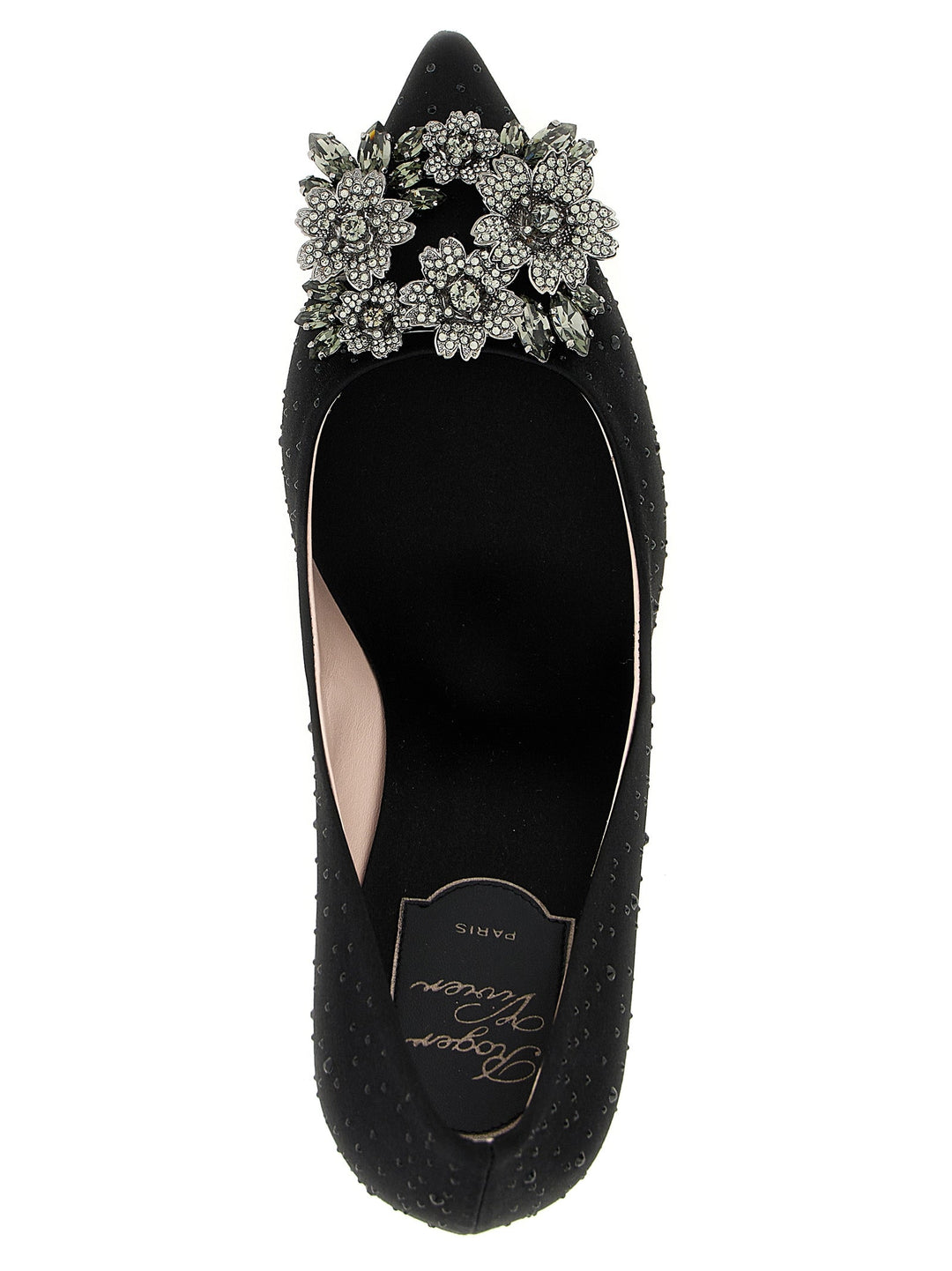 Women’s Roger Vivier Black Viscose High Heel Pumps
