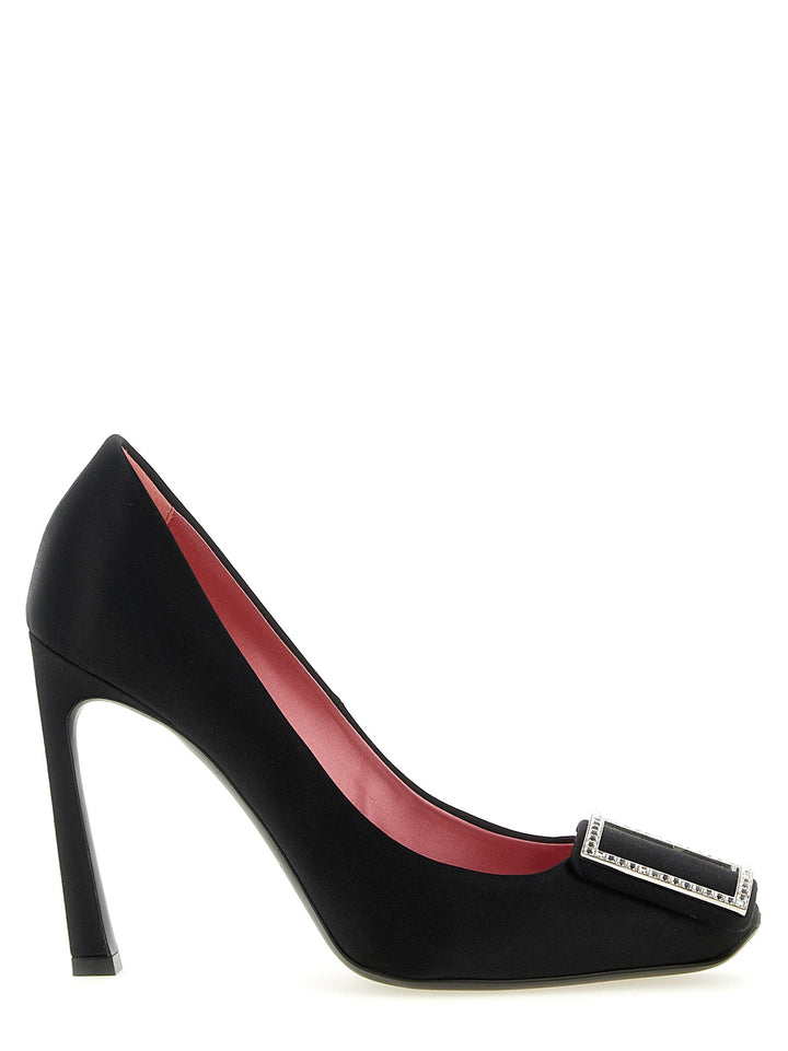 Women’s Roger Vivier Black Viscose High Heel Pumps