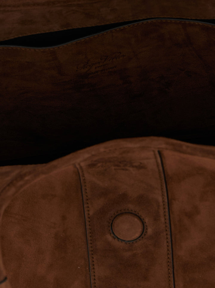 Women’s Roger Vivier Brown Goatskin Tote Bag