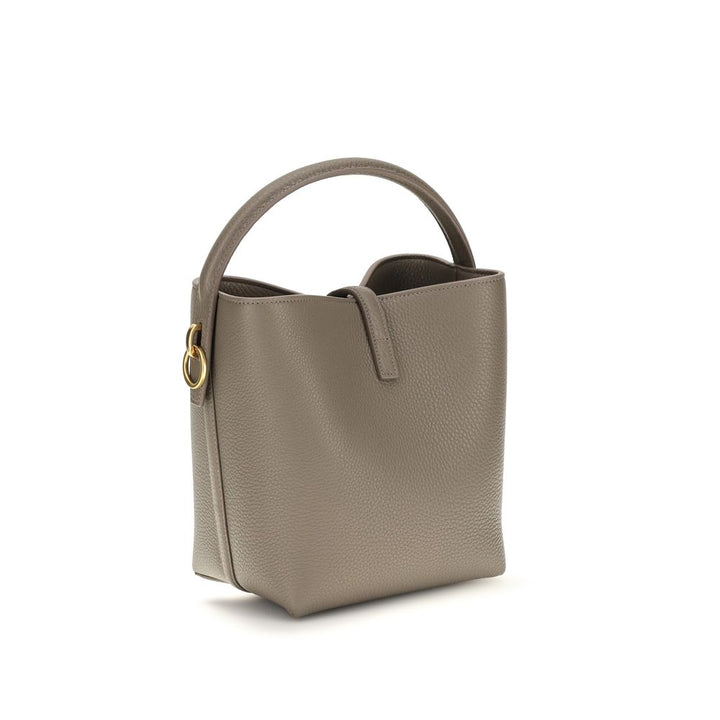 Women’s Saint Laurent Beige Calf Leather Bos Taurus Backet Bag