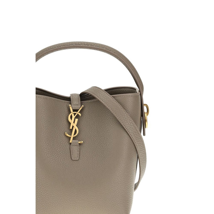 Women’s Saint Laurent Beige Calf Leather Bos Taurus Backet Bag