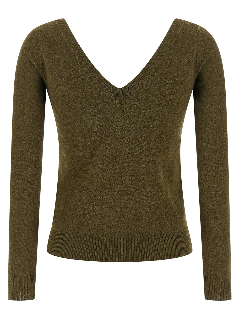 Women’s Saint Laurent Bicolor Cashmere Cardigan
