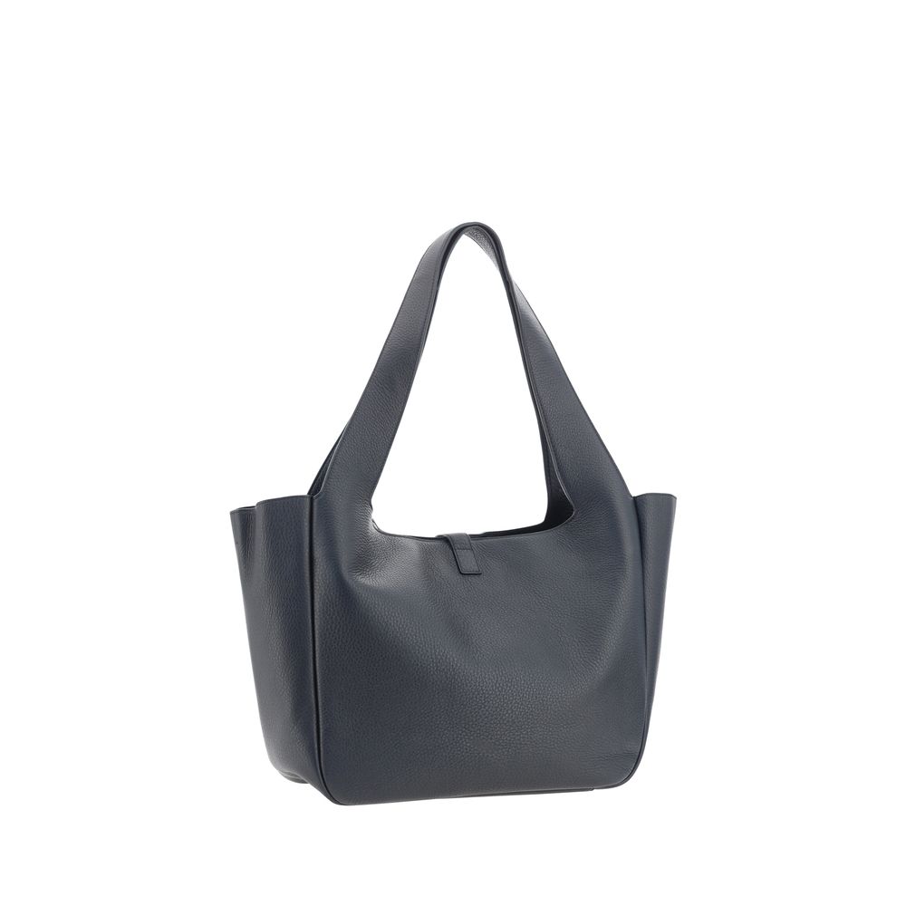 Women’s Saint Laurent Black Calf Leather Bos Taurus Shoulder Bag