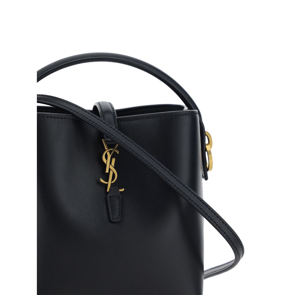 Women’s Saint Laurent Black Calf Leather Bos Taurus Shoulder Bag