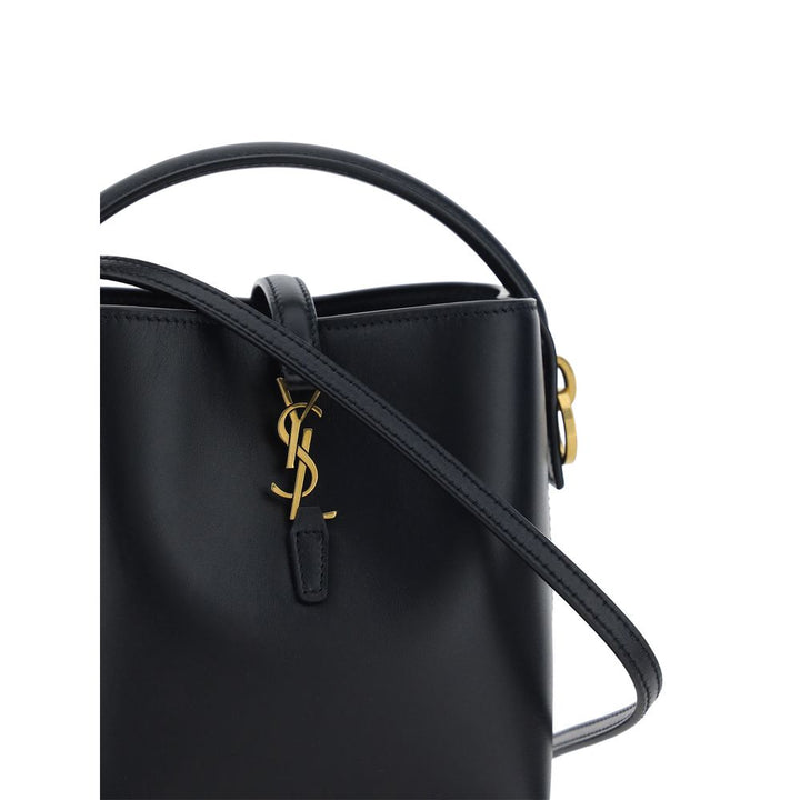Women’s Saint Laurent Black Calf Leather Bos Taurus Shoulder Bag