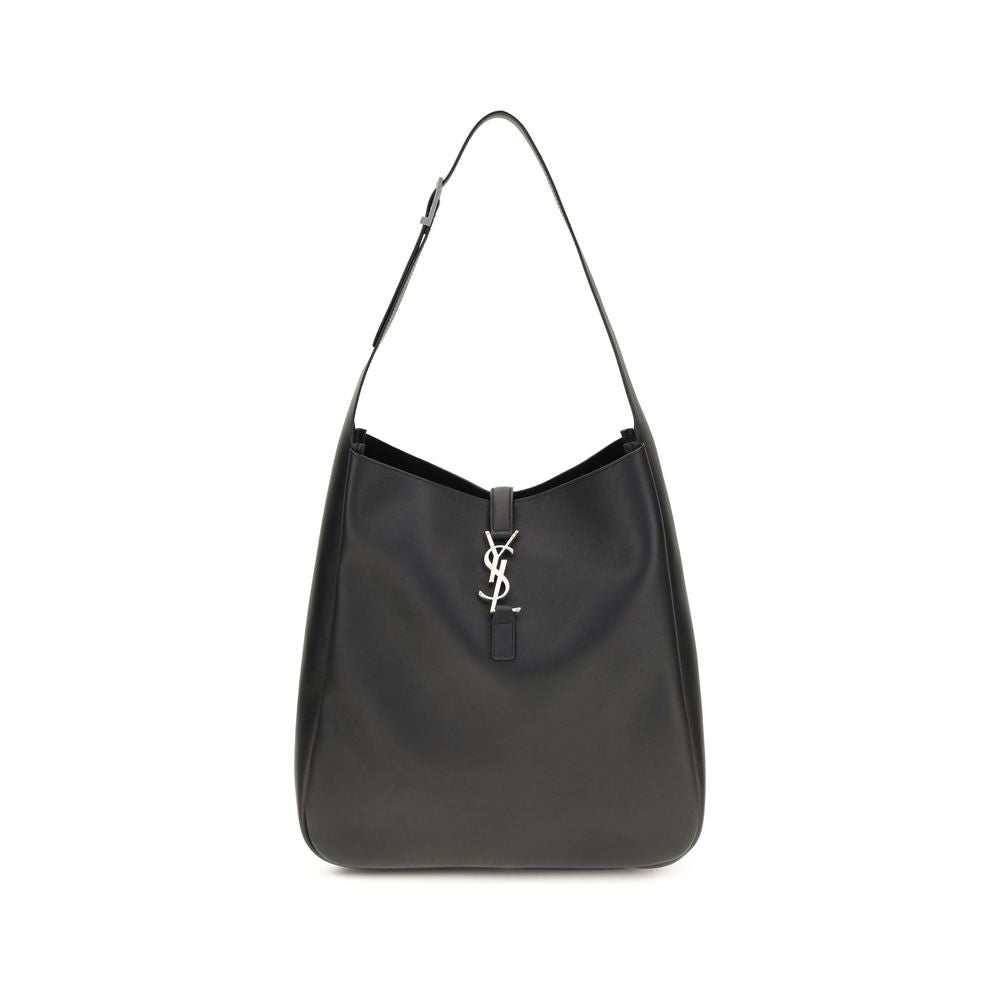 Women’s Saint Laurent Black Calf Leather Bos Taurus Shoulder Bag