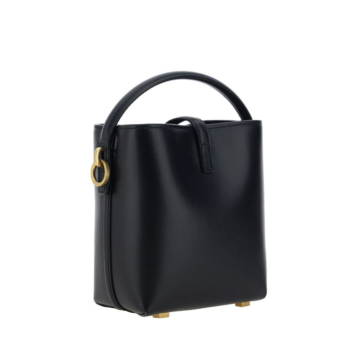 Women’s Saint Laurent Black Calf Leather Bos Taurus Shoulder Bag