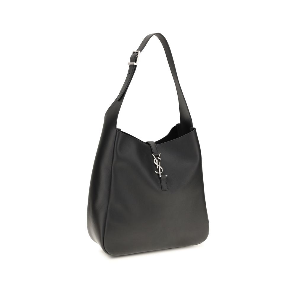 Women’s Saint Laurent Black Calf Leather Bos Taurus Shoulder Bag