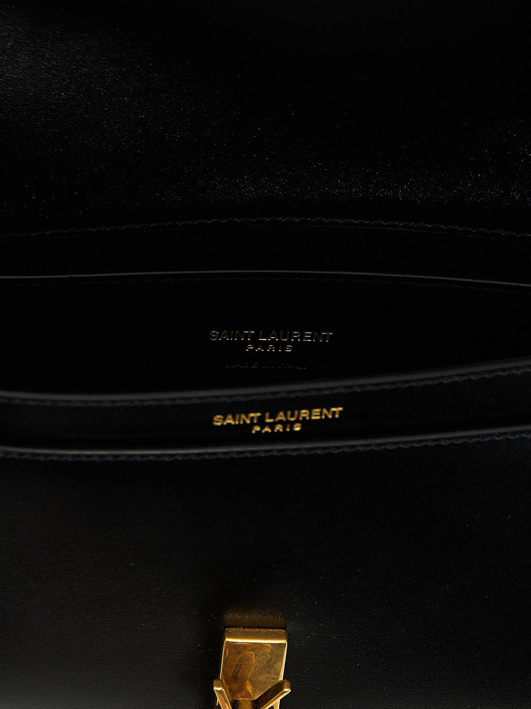 Women’s Saint Laurent Black Calfskin Shoulder Bag