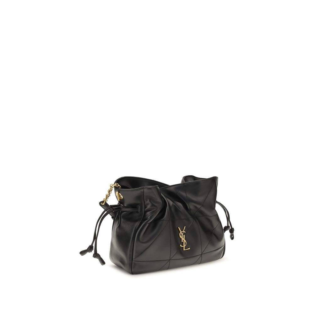 Women’s Saint Laurent Black Lamb Ovis Aries Clutch Bag