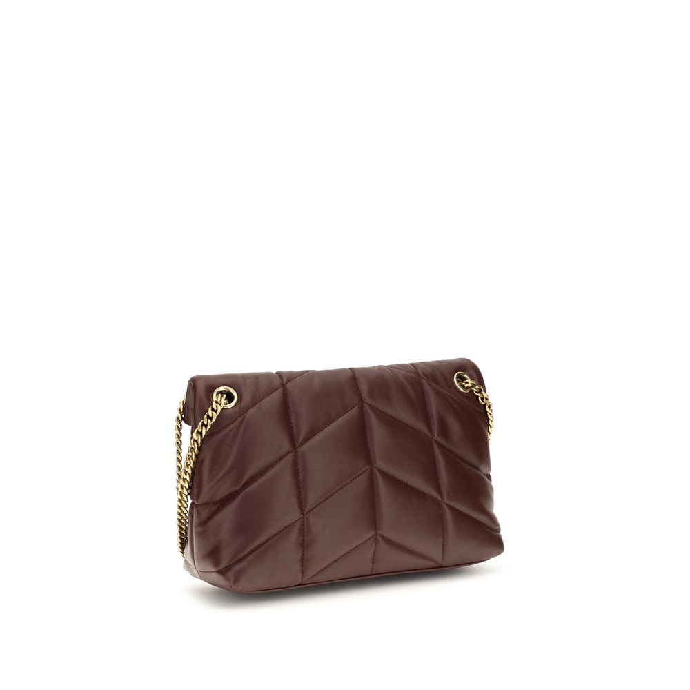Women’s Saint Laurent Bordeaux Lamb Leather Shoulder Bag