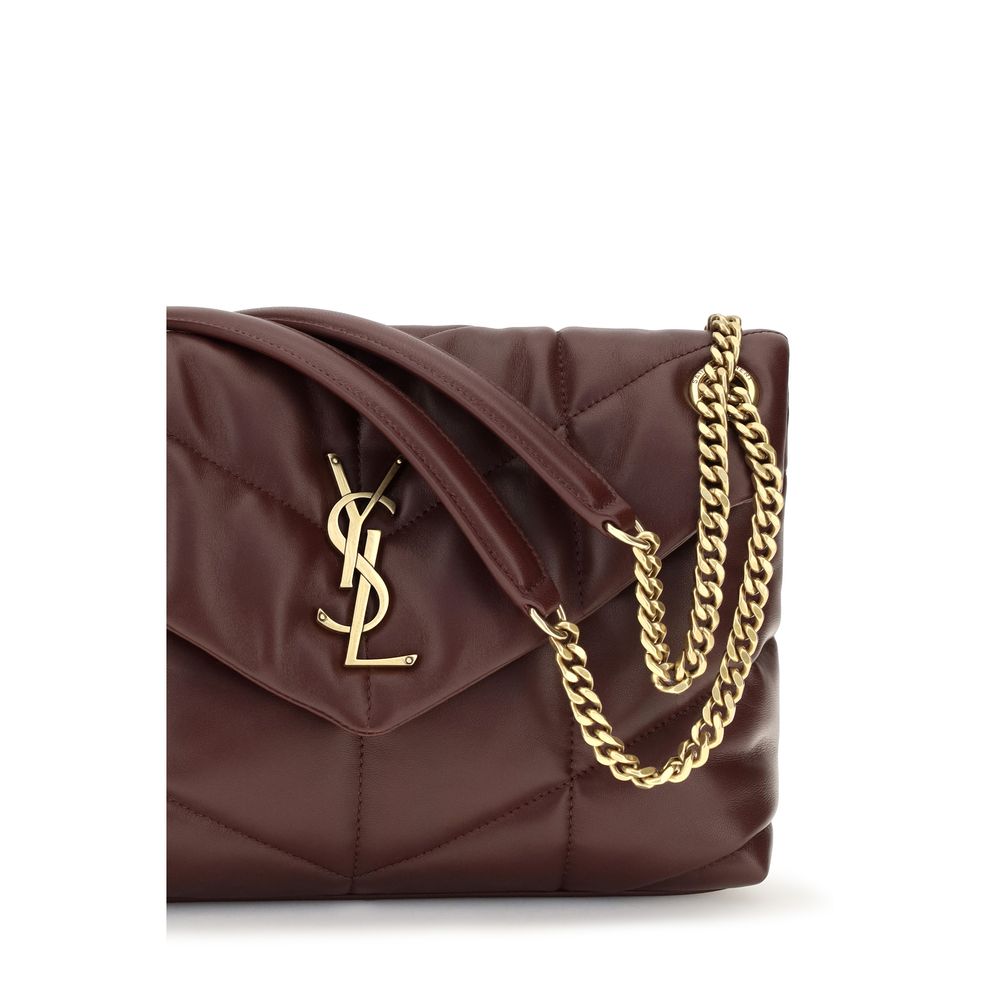 Women’s Saint Laurent Bordeaux Lamb Leather Shoulder Bag
