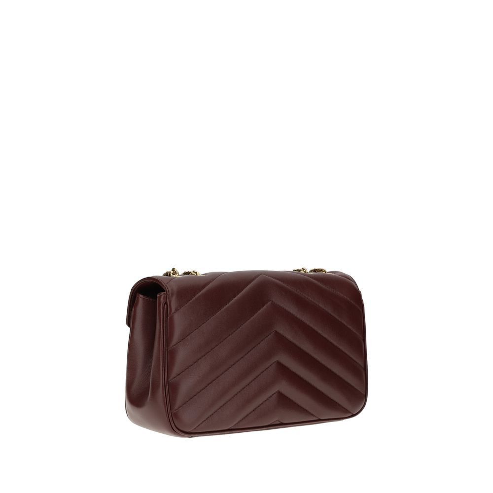 Women’s Saint Laurent Bordeaux Lamb Ovis Aries Shoulder Bag