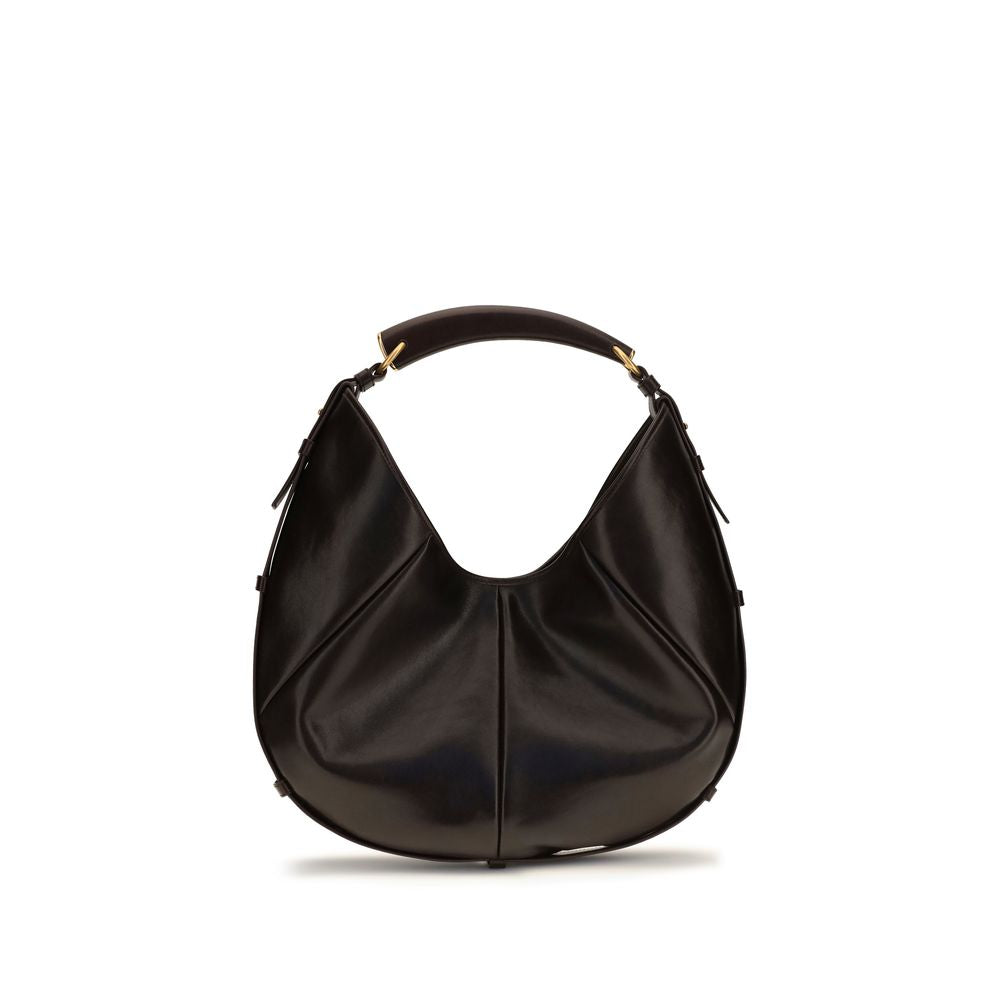 Women’s Saint Laurent Brown Calf Leather Bos Taurus Shoulder Bag