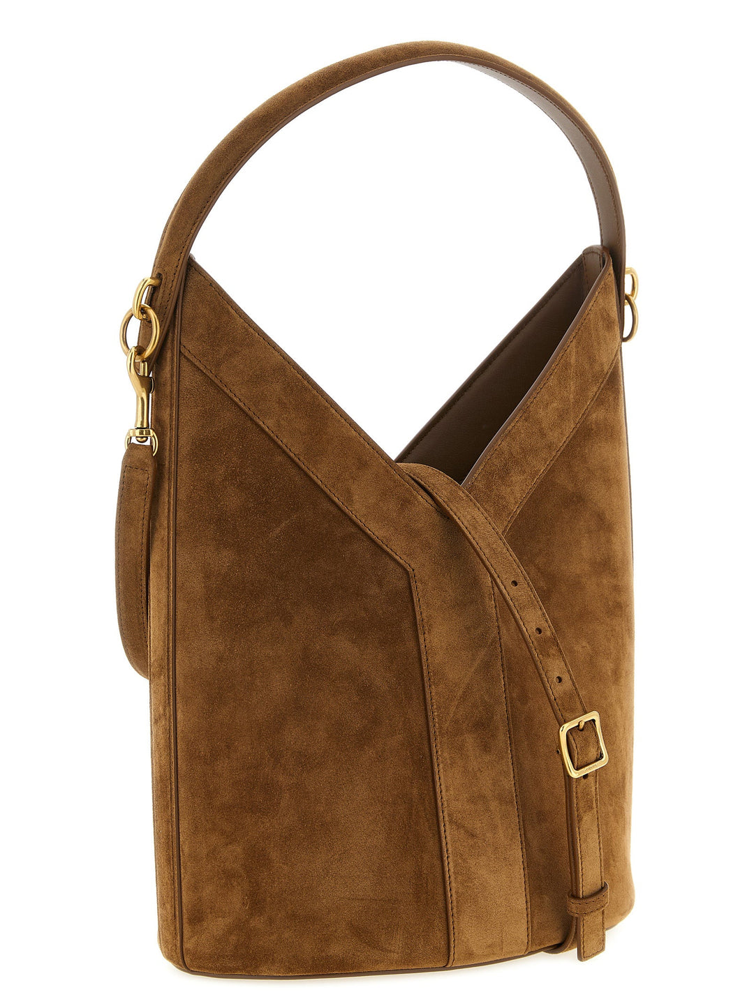 Women’s Saint Laurent Brown Calfskin Shoulder Bag