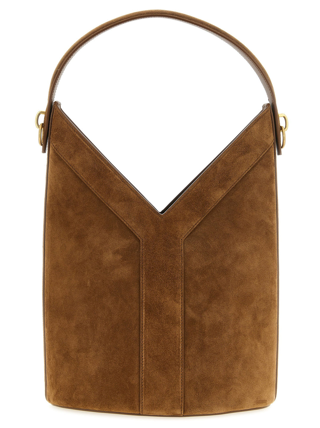Women’s Saint Laurent Brown Calfskin Shoulder Bag