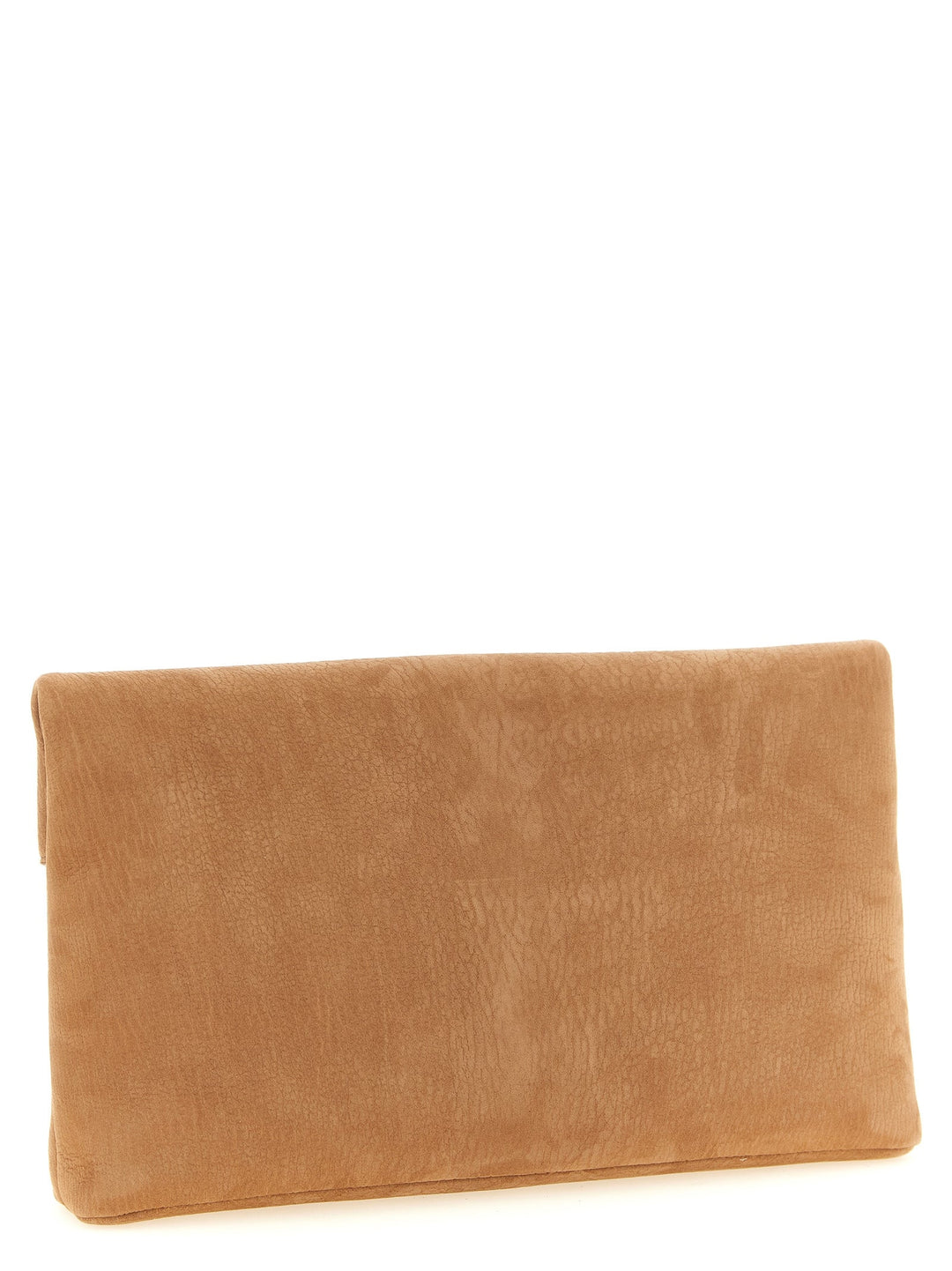 Women’s Saint Laurent Brown Lamb Leather Clutch Bag