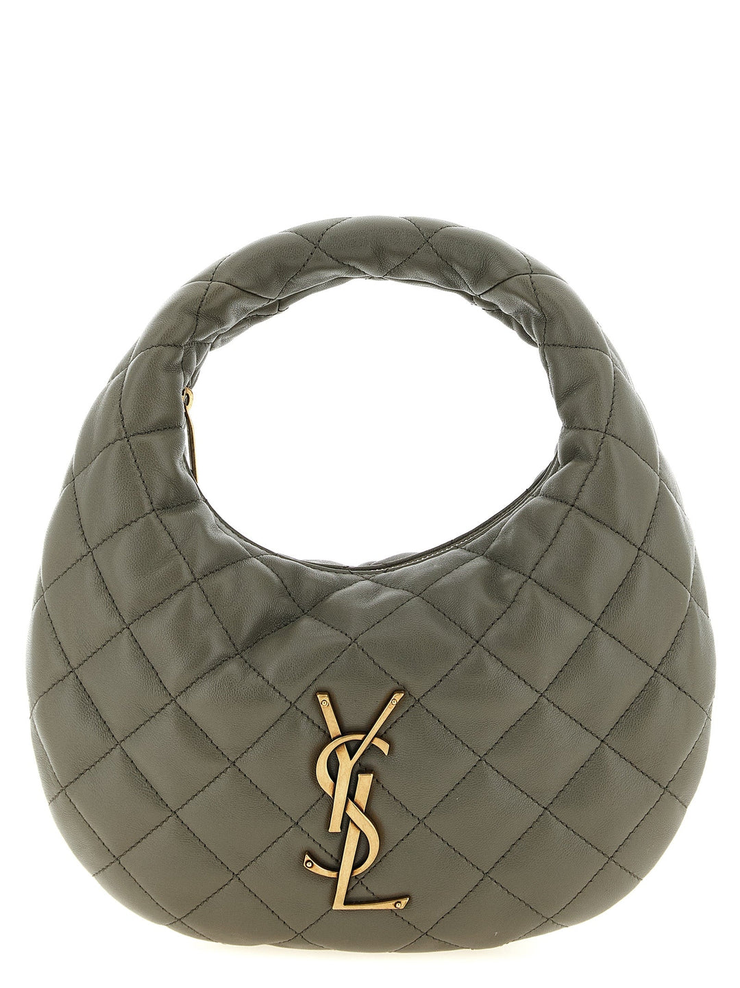 Women’s Saint Laurent Gray Lamb Leather Handbag