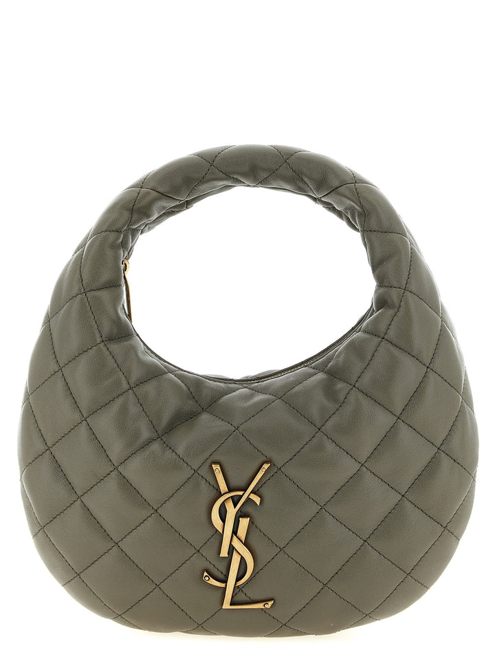 Women’s Saint Laurent Gray Lamb Leather Handbag