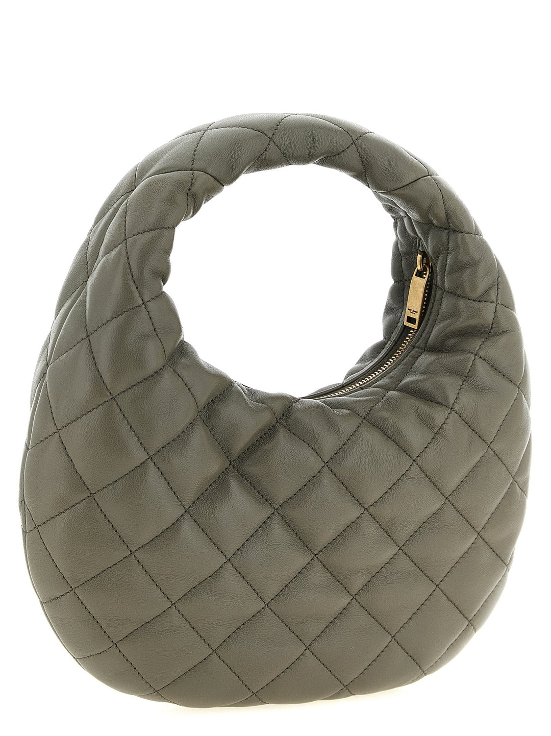 Women’s Saint Laurent Gray Lamb Leather Handbag