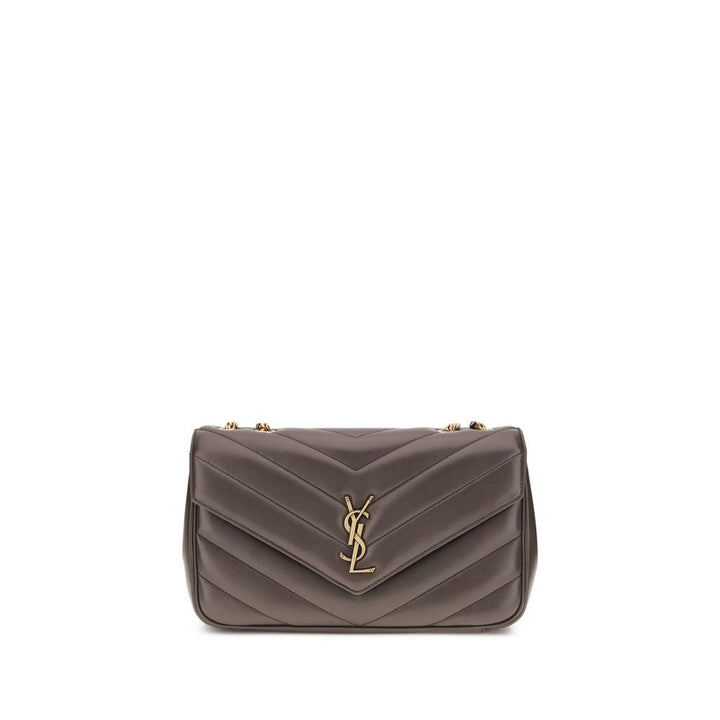 Women’s Saint Laurent Gray Lamb Ovis Aries Shoulder Bag