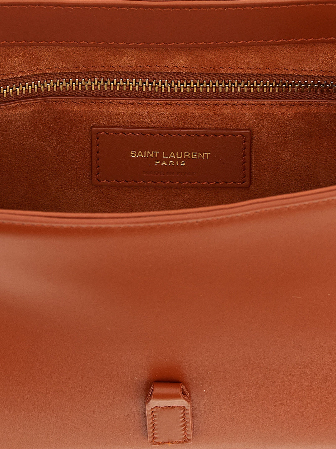 Women’s Saint Laurent Orange Calfskin Shoulder Bag