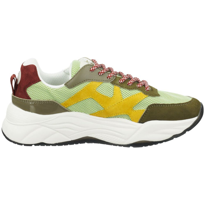Scotch &amp; Soda Green Goatskin Chunky Sneakers