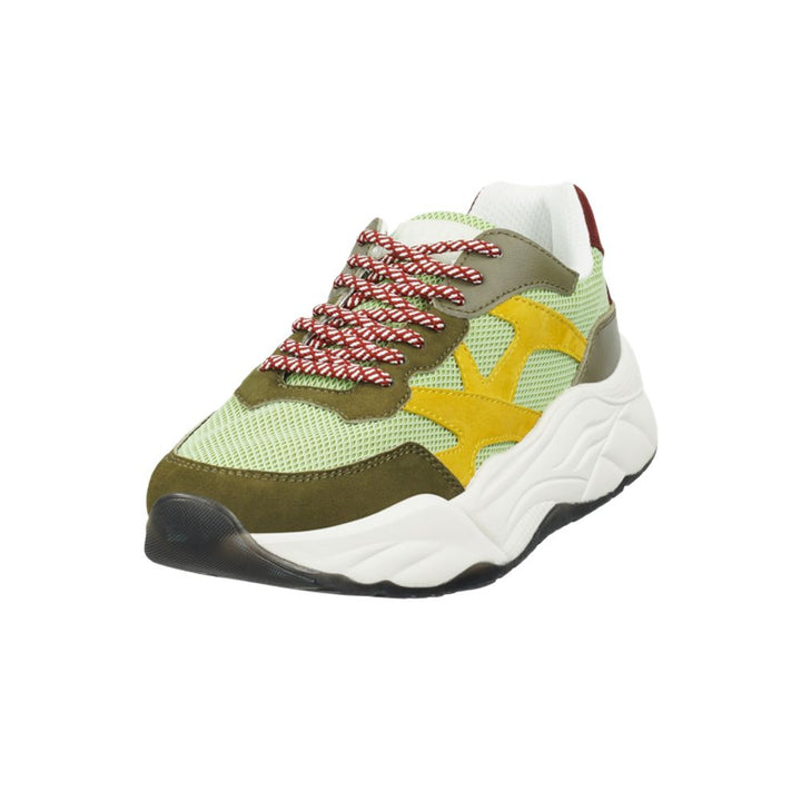 Scotch &amp; Soda Green Goatskin Chunky Sneakers