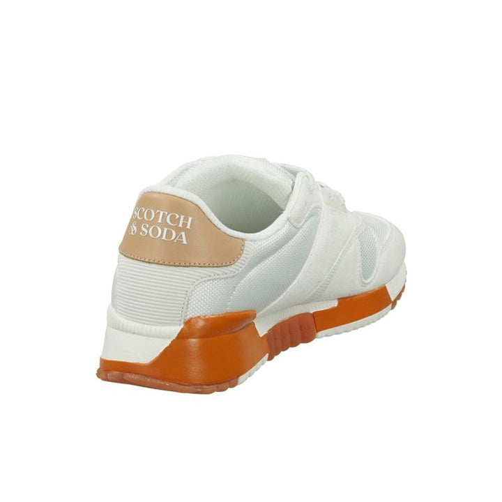 Scotch &amp; Soda White Leather Athletic Sneakers
