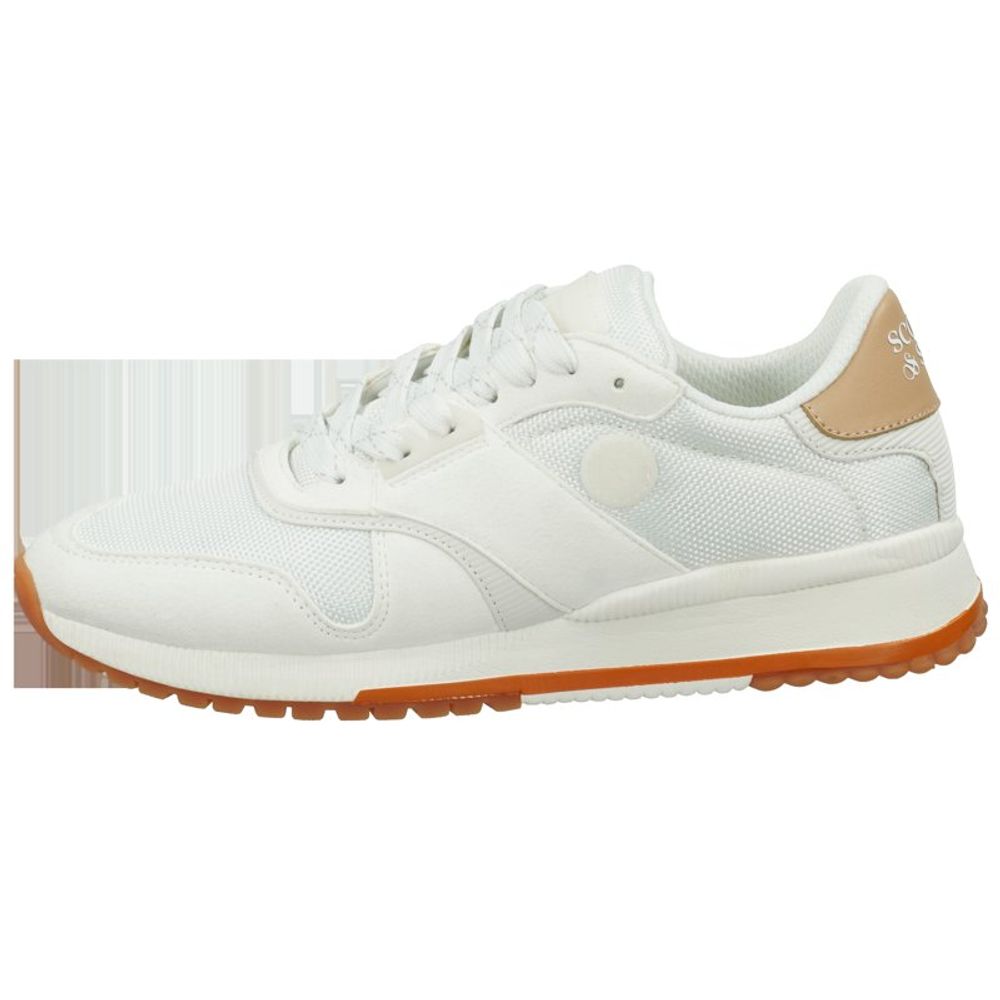 Scotch &amp; Soda White Leather Athletic Sneakers