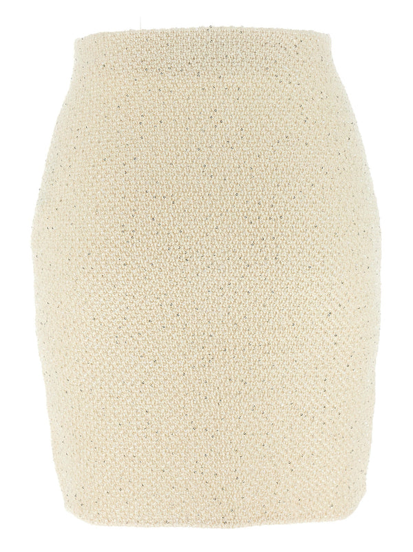 Women’s Self-portrait Bicolor Cotton Long Skirt
