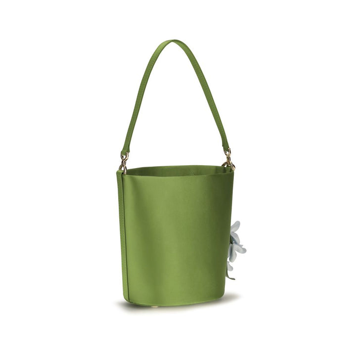 Women’s Self-portrait Bicolor Polyester Backet Bag