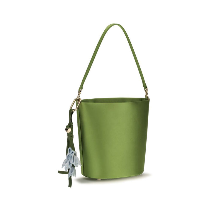 Women’s Self-portrait Bicolor Polyester Backet Bag
