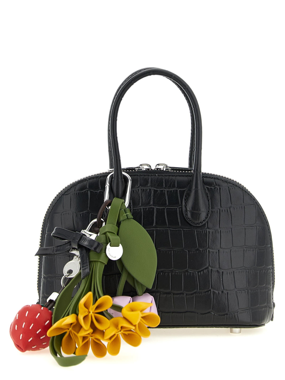 Women’s Self-portrait Black Cowhide Handbag